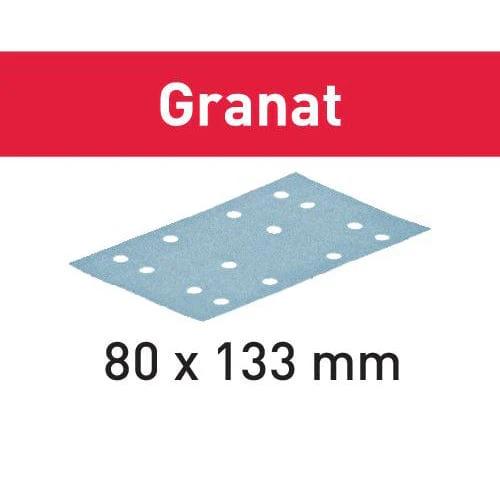 Abrasive Granat Sandpaper - 80x133 - P120 – 100 Pack